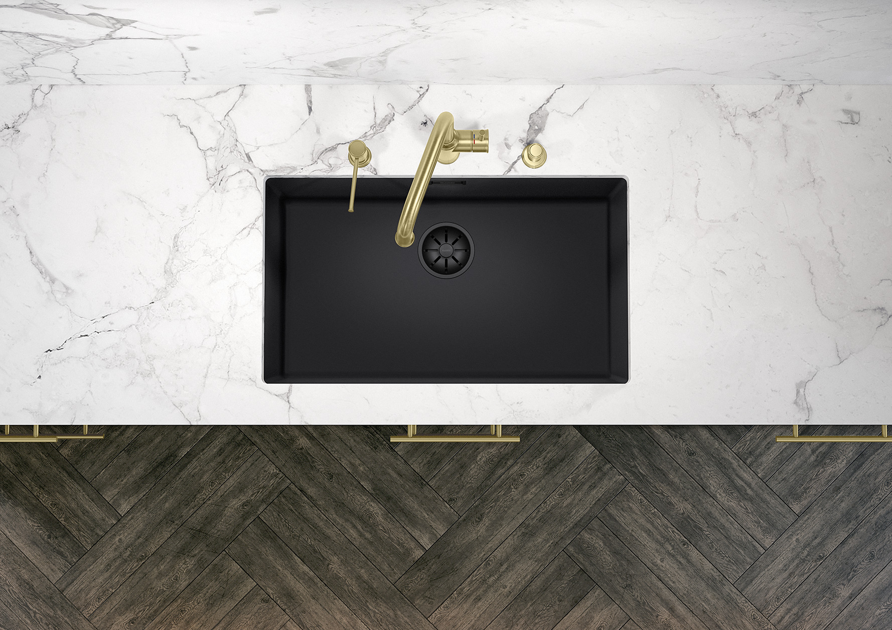 BLANCO LIVIA sæbedispenser satin gold